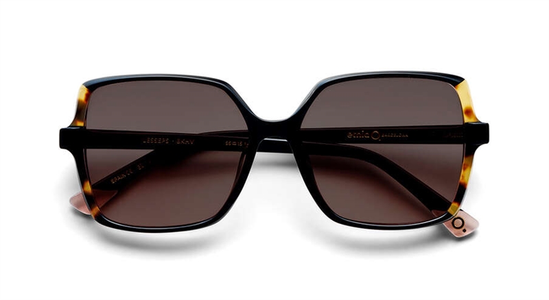 Etnia Barcelona LESSEPS Solbrille (Form: Firkantet - Farve: Sort)