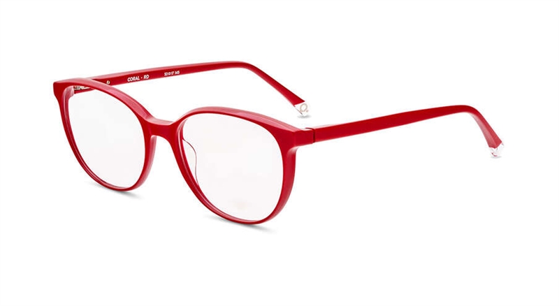 Etnia Barcelona CORAL Brillestel (Form: Rund - Farve: Rød)