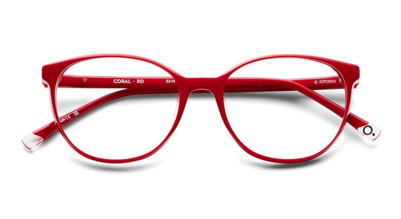 Etnia Barcelona CORAL Brillestel (Form: Rund - Farve: Rød)