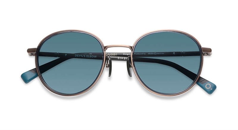 Etnia Barcelona DEVILS ELBOW Solbrille (Form: Panto - Farve: Bronze)