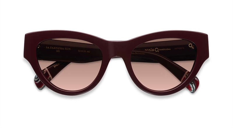 Etnia Barcelona SA FARNERA SUN Solbrille (Form: Cat Eye - Farve: Rød)