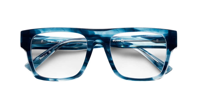 Etnia Barcelona BELUGA Brillestel (Form: Firkantet - Farve: Blå)