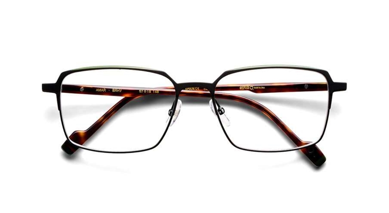 Etnia Barcelona AMAR Brillestel (Form: Firkantet - Farve: Brun)