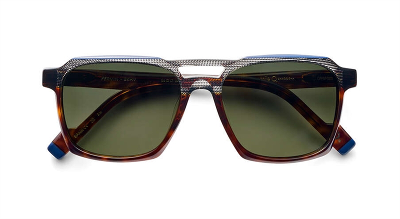Etnia Barcelona FERMIN Solbrille (Form: Pilot - Farve: Sort)