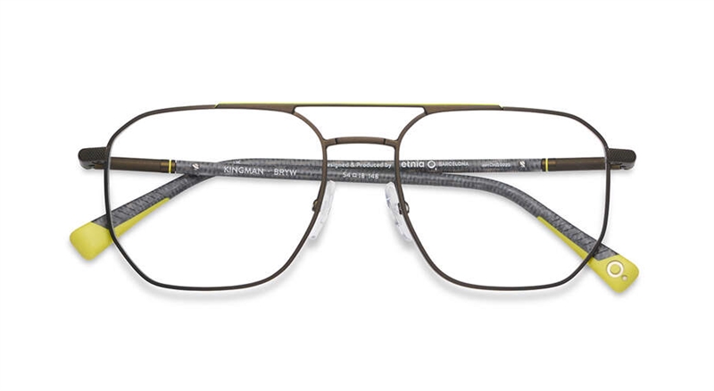 Etnia Barcelona KINGMAN Brillestel (Form: Firkantet - Farve: Brun)