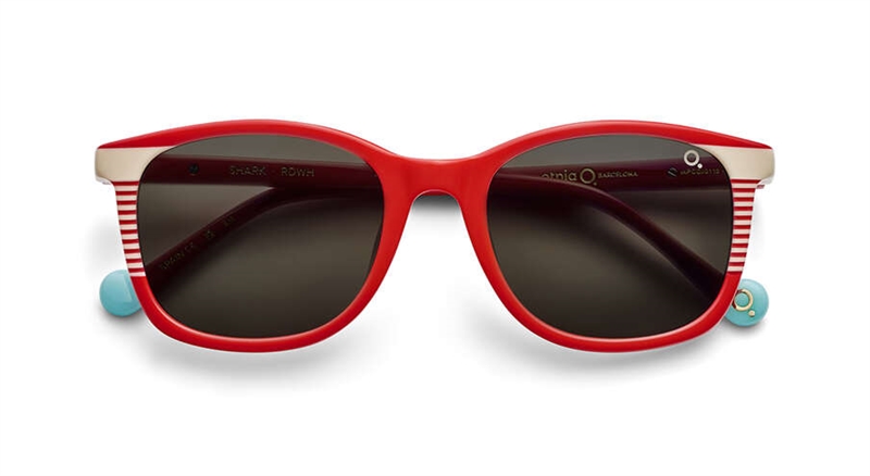 Etnia Barcelona SHARK SUN Solbrille (Form: Panto - Farve: Rød)