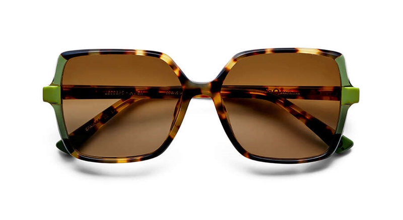 Etnia Barcelona LESSEPS Solbrille (Form: Firkantet - Farve: Havana)