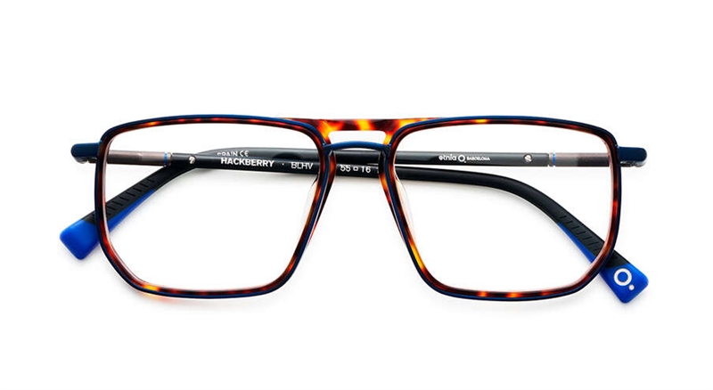 Etnia Barcelona HACKBERRY Brillestel (Form: Firkantet - Farve: Blå)