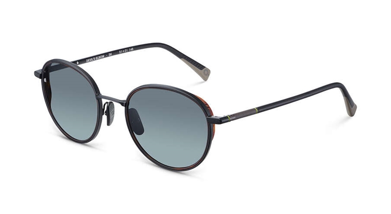 Etnia Barcelona DEVILS ELBOW Solbrille (Form: Panto - Farve: Sort)