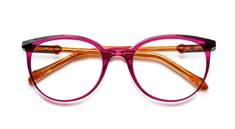 Etnia Barcelona KOI Brillestel (Form: Rund - Farve: Lilla)