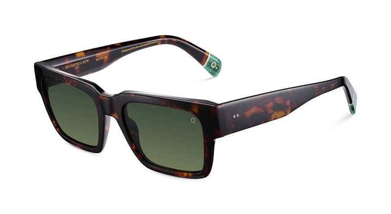 Etnia Barcelona ES CASTELL SUN Solbrille (Form: Firkantet - Farve: Havana)