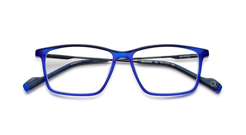 Etnia Barcelona MAURO Brillestel (Form: Firkantet - Farve: Blå)