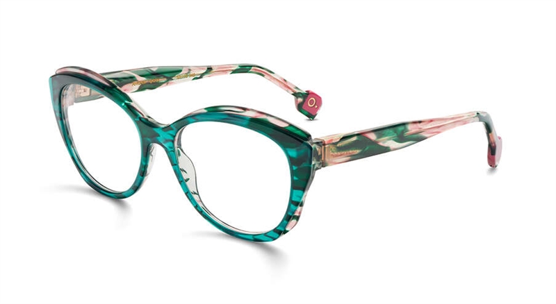 Etnia Barcelona ANONA Brillestel (Form: Cat Eye - Farve: Grøn)