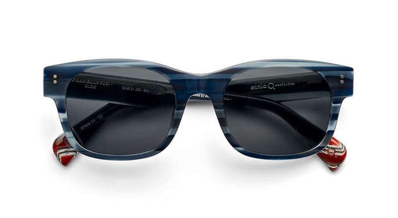 Etnia Barcelona FORNELLS SUN Solbrille (Form: Firkantet - Farve: Blå)