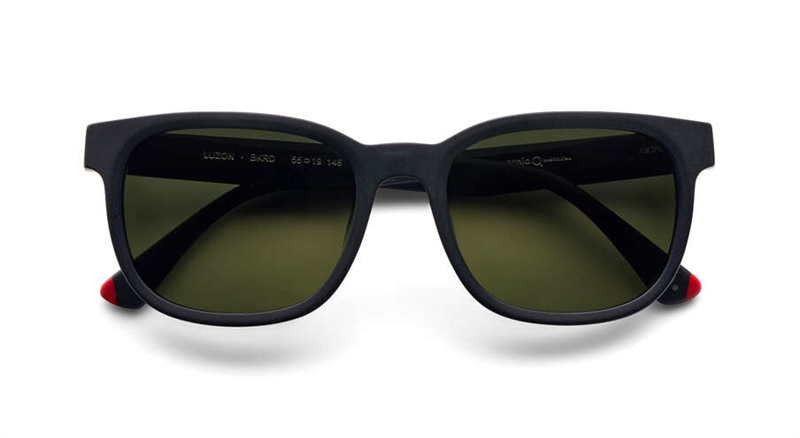 Etnia Barcelona LUZON Solbrille (Form: Firkantet - Farve: Sort)