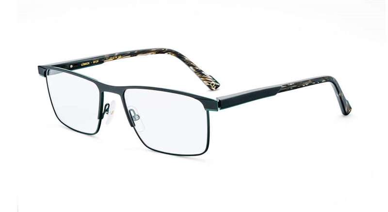 Etnia Barcelona LUBECK Brillestel (Form: Firkantet - Farve: Sort)