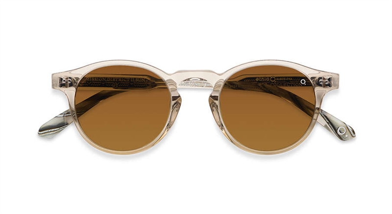 Etnia Barcelona MISSION DISTRICT SUN II Solbrille (Form: Rund - Farve: Grå)
