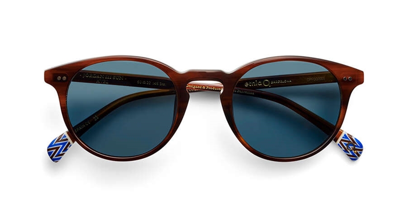 Etnia Barcelona JORDAAN III SUN Solbrille (Form: Rund - Farve: Havana)