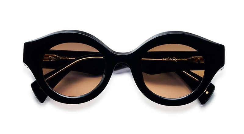 Etnia Barcelona ESTER Solbrille (Form: Oval - Farve: Sort)
