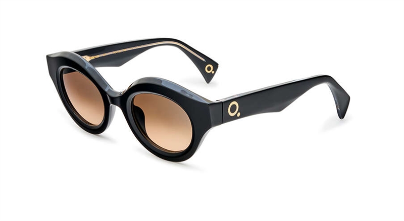 Etnia Barcelona ESTER Solbrille (Form: Oval - Farve: Sort)