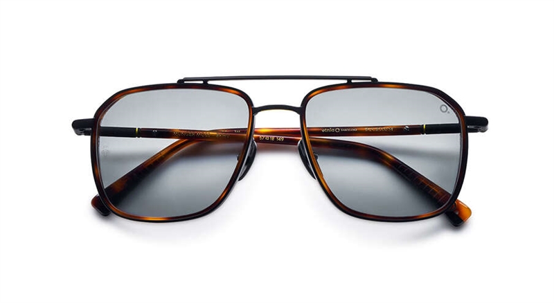 Etnia Barcelona MUNGER MOSS SUN Solbrille (Form: Firkantet - Farve: Sort)