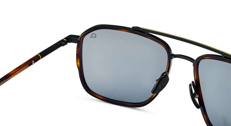 Etnia Barcelona MUNGER MOSS SUN Solbrille (Form: Firkantet - Farve: Sort)