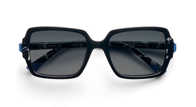 Etnia Barcelona ALMEDA Solbrille (Form: Firkantet - Farve: Sort)