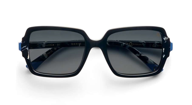 Etnia Barcelona ALMEDA Solbrille (Form: Firkantet - Farve: Sort)
