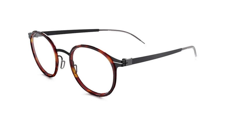 LOOL BEVEL Brillestel (Form: Rund - Farve: Sort)