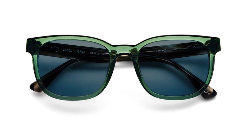 Etnia Barcelona LUZON Solbrille (Form: Firkantet - Farve: Grøn)