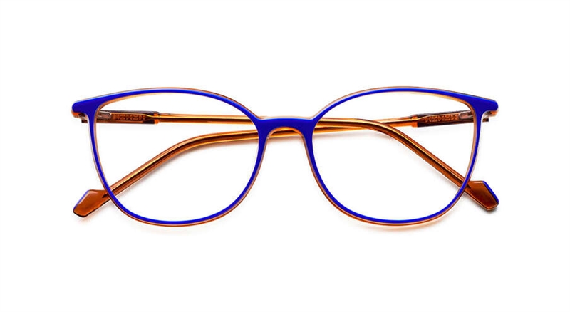 Etnia Barcelona ULTRA LIGHT 02 Brillestel (Form: Cat Eye - Farve: Blå)