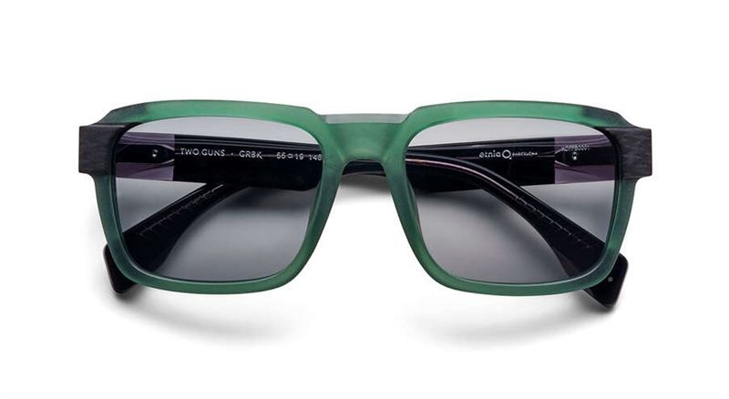 Etnia Barcelona TWO GUNS Solbrille (Form: Firkantet - Farve: Grøn)