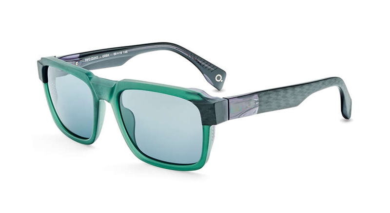 Etnia Barcelona TWO GUNS Solbrille (Form: Firkantet - Farve: Grøn)