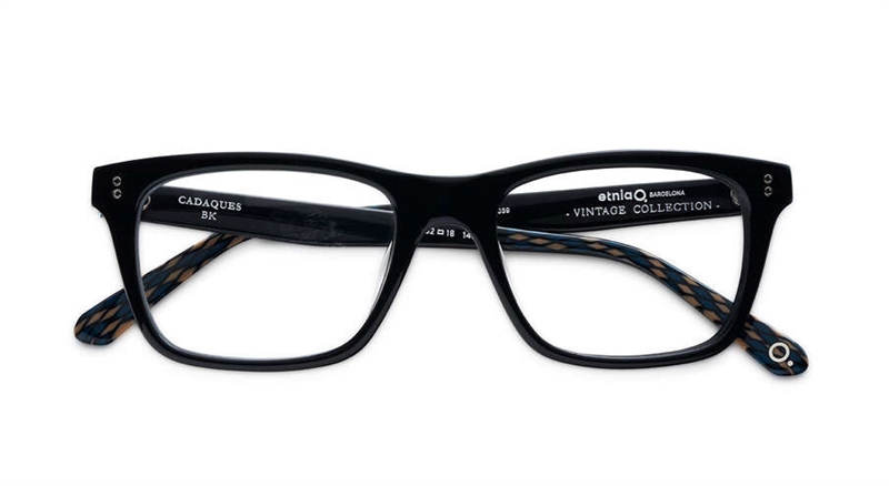 Etnia Barcelona CADAQUES Brillestel (Form: Firkantet - Farve: Sort)