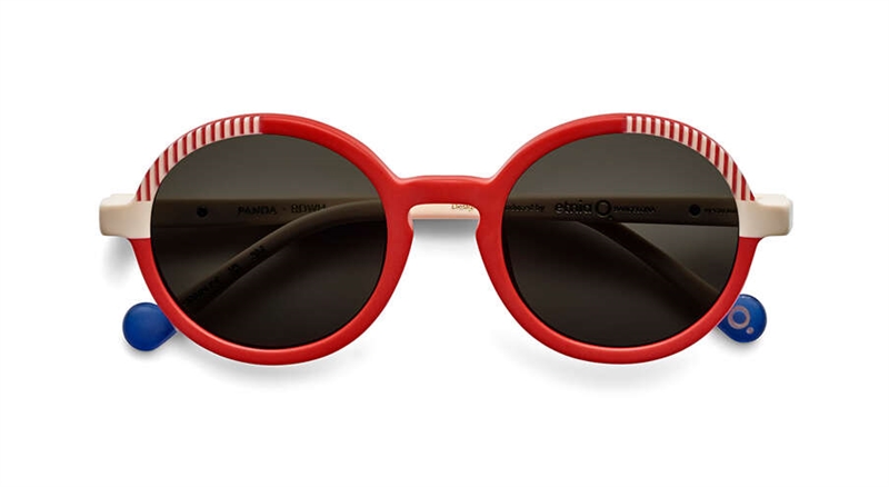 Etnia Barcelona PANDA SUN Solbrille (Form: Rund - Farve: Rød)