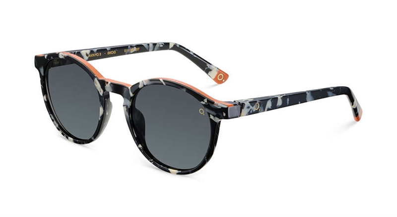 Etnia Barcelona AVINYO 3 SUN Solbrille (Form: Rund - Farve: Sort)