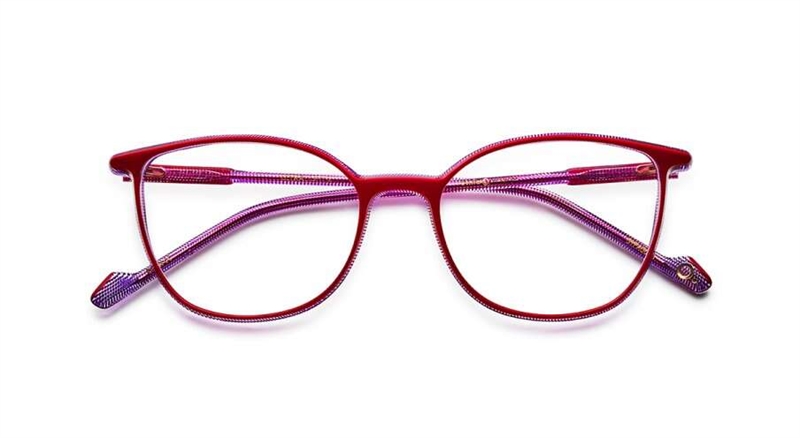 Etnia Barcelona ULTRA LIGHT 02 Brillestel (Form: Cat Eye - Farve: Rød)