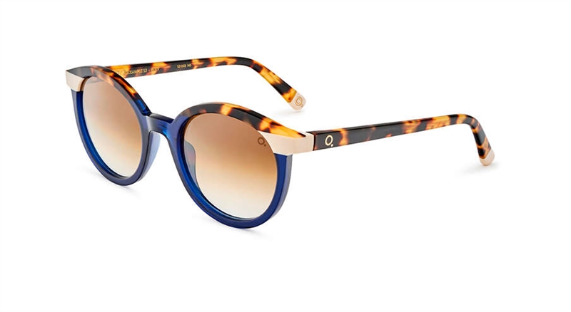 Etnia Barcelona EIXAMPLE Solbrille (Form: Rund - Farve: Blå)