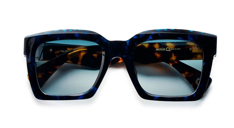 Etnia Barcelona KATE Solbrille (Form: Firkantet - Farve: Blå)