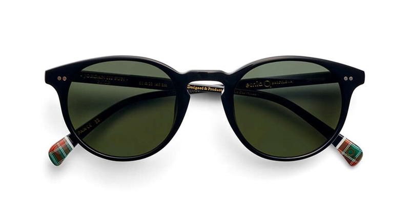 Etnia Barcelona JORDAAN III SUN Solbrille (Form: Rund - Farve: Sort)