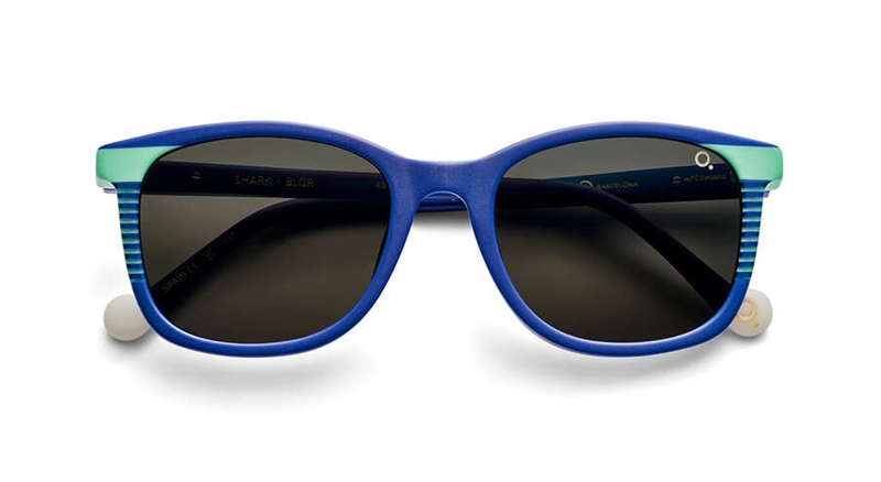 Etnia Barcelona SHARK SUN Solbrille (Form: Panto - Farve: Blå)