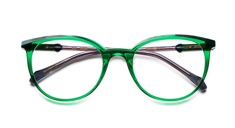 Etnia Barcelona KOI Brillestel (Form: Rund - Farve: Grøn)