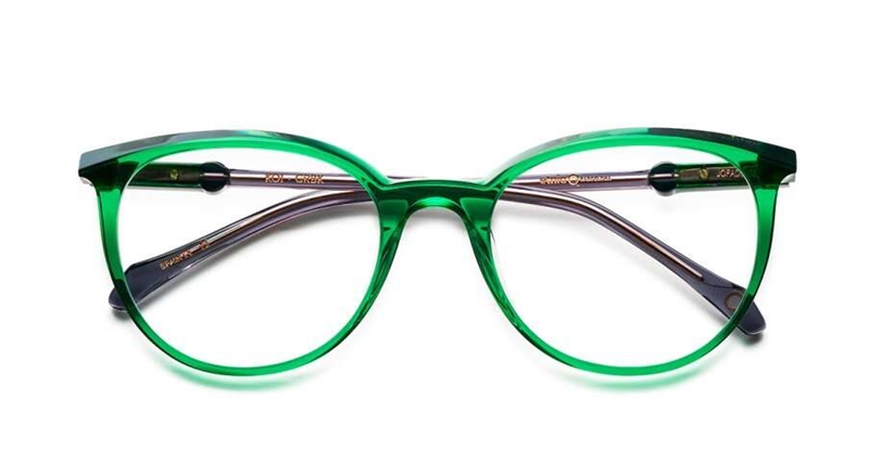 Etnia Barcelona KOI Brillestel (Form: Rund - Farve: Grøn)