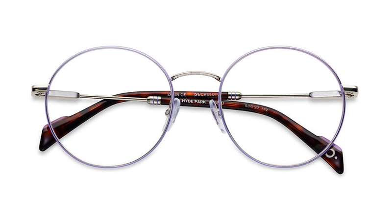 Etnia Barcelona HYDE PARK Brillestel (Form: Rund - Farve: Sølv)