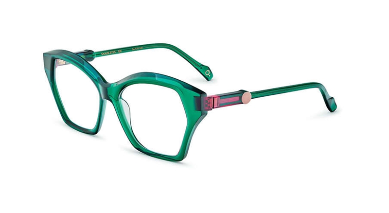 Etnia Barcelona SNAKE EYES Brillestel (Form: Cat Eye - Farve: Grøn)
