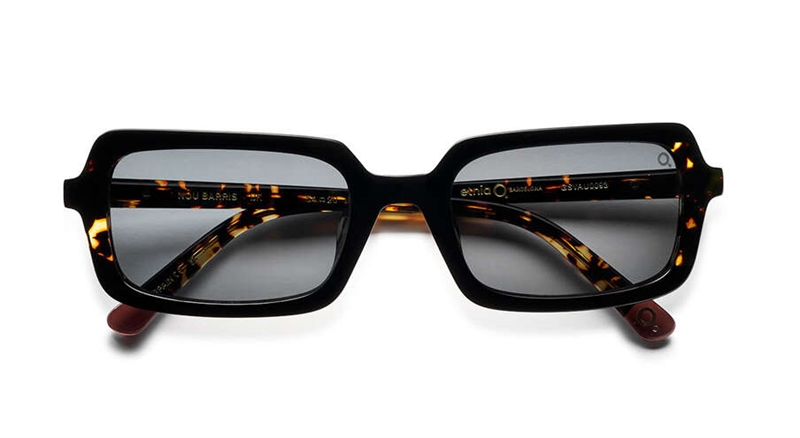 Etnia Barcelona NOU BARRIS Solbrille (Form: Firkantet - Farve: Sort)