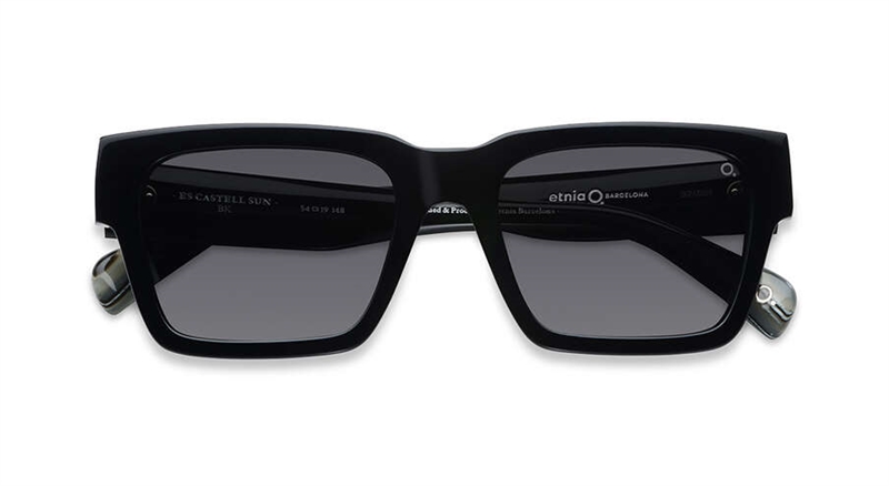 Etnia Barcelona ES CASTELL SUN Solbrille (Form: Firkantet - Farve: Sort)