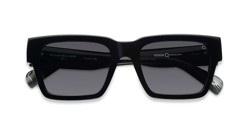 Etnia Barcelona ES CASTELL SUN Solbrille (Form: Firkantet - Farve: Sort)