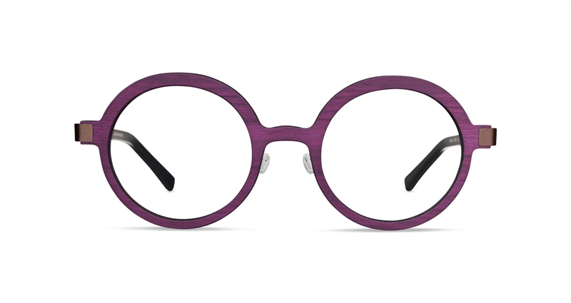 FLEYE Robin Brillestel (Form: Rund - Farve: Lilla)