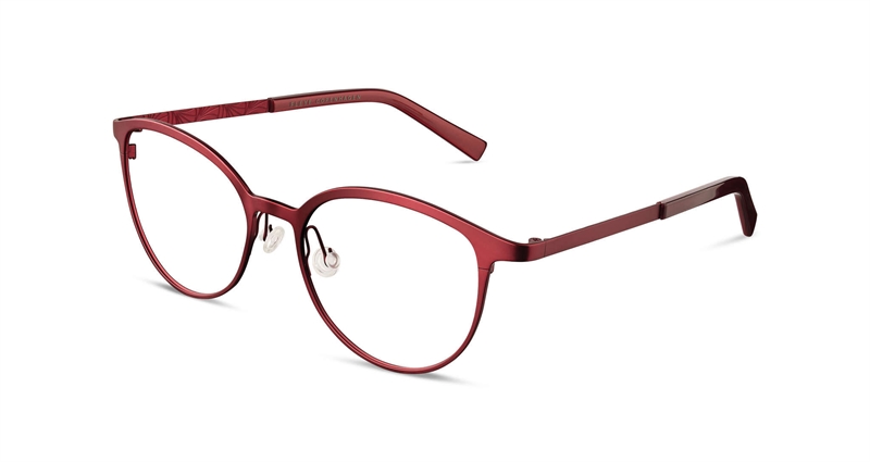 FLEYE Gry Brillestel (Form: Oval - Farve: Rød)